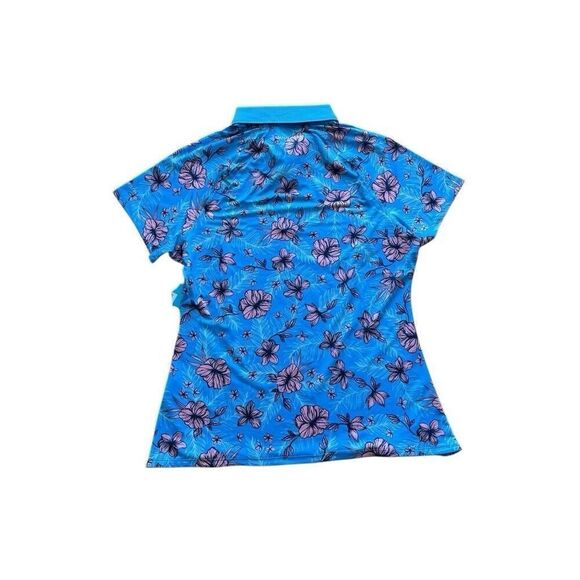 Coolibar Womens Blue Floral Top Skort Set M UPF 50+ Sun Protection NWT - Picture 4 of 16